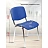 Стул офисный Easy Chair Изо синий экокожа металл хромированный (550734) Фото 2