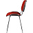 Стул офисный Easy Chair Изо красный (искусственная кожа, металл хромированный) Фото 2