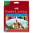 Карандаши цветные Faber-Castell Grip Eco Замок 24 цвета шестигранные