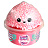 Слайм Slime "Funny Slime" с вложениями, пирожное, 130г
