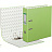 Папка-регистратор Bantex (Attache Selection) Economy Plus 80 мм салатовая бумвинил/бумага с защитным уголком Фото 2
