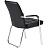 Конференц-кресло Easy Chair 810 VPU черное (экокожа, металл хромированный) Фото 2