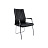 Конференц-кресло Easy Chair 811 VPU черное (искусственная кожа, металл хромированный) Фото 1