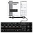 Клавиатура проводная SVEN KB-S300, USB, 104 клавиши, чёрная, SV-015756 Фото 1