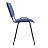 Стул Helmi HL-F01 "Изо", каркас черный, обивка ткань синяя с черным Фото 3