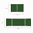 Доска для мела магнитная 3-х элементная 100х150/300 см, 5 рабочих поверхностей, зеленая, BRAUBERG, 231707 Фото 6
