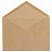 Конверты С6 (114х162 мм) КРАФТ, клей, 90 г/м2, КОМПЛЕКТ 1000 шт., треугольный клапан, 58211 Фото 0