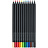 Карандаши цветные Faber-Castell "Black Edition", 12цв., трехгран., черное дерево, заточен., картон. Фото 0