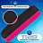 Пенал-косметичка BRAUBERG, мягкий, "Black&Bright", черно-розовый, 21х5х5 см, 229006 Фото 1