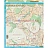 Карта Москвы территориально-административная 1:21 000 настенная 206x155 см Фото 3