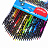 Карандаши цветные Maped Color'Peps Black Monster 24 карандаша 24 цвета трёхгранные Фото 3