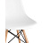 Стул обеденный Eames белый (пластик, массив дерева) Фото 4