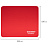 Коврик для мыши SONNEN "RED", резина + ткань, 220х180х3 мм, 513306 Фото 3