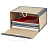 Короб архивный 180х240х330 мм, переплетный картон/бумвинил, завязки, до 1700 л., STAFF, 112160 Фото 4