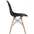 Стул обеденный Eames черный (пластик, массив дерева) Фото 2