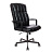 Кресло для руководителя Easy Chair 562 TR чёрное (рециклированная кожа, металл)