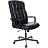 Кресло для руководителя Easy Chair 562 TR чёрное (рециклированная кожа, металл)