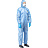 Комбинезон одноразовый с капюшоном Lakeland SafeGard 76 синий 45 г/кв.м (размер 44-46, М, ESB428) Фото 6
