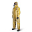 Комбинезон одноразовый с капюшоном Lakeland ChemMAX 1 желтый 80 г/кв.м (размер 44-46, М, CT1S428) Фото 7