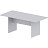 Стол для переговоров Комус Мебель Easy One (серый, 1800х850х743 мм)
