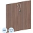 Двери низкие Easy to lead Easy ЛДСП с замком (дуб темный/серый, 768х760 мм, 2 штуки) Двери низкие Easy to lead Easy ЛДСП с замком (дуб темный/серый, 768х760 мм, 2 штуки)