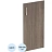 Дверь низкая правая Easy ЛДСП (дуб темный/серый, 380х760 мм) Дверь низкая правая Easy ЛДСП (дуб темный/серый, 380х760 мм)