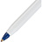 Ручка шариковая неавтоматическая Bic Cristal синяя (толщина линии 0.32 мм, корпус белый) Фото 4