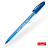 Ручка шариковая Luxor "InkGlide 100 Icy" синяя, 0,7мм, трехгран. Фото 0