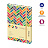 Записная книжка А6 80л., кожзам, Berlingo "Geometry", с рисунком Фото 0