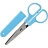 Ножницы детские Комус Класс (№1 School) Джунгли 120 мм универсальные тупоконечные голубые Фото 0