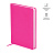 Ежедневник недатир. А5, 136л., кожзам, OfficeSpace "Winner", фуксия Фото 2