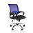 Кресло офисное Easy Chair 304 хром синее/черное (сетка/ткань, металл) Фото 3