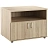 Тумба под оргтехнику Комус Мебель (Easy to lead) Easy One (дуб сонома, 800х600х605 мм) Фото 1