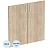 Двери низкие Easy One ЛДСП (дуб сонома, 760х764 мм, 2 штуки)