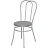 Стул обеденный Венский серый (искусственная кожа, металл)
