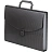 Папка-портфель пластиковая Комус A4 черная (34х4х24 см, 6 отделений) Фото 5