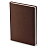 Ежедневник недатированный Attache Velvet искусственная кожа Soft Touch A5+ 136 листов коричневый