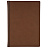 Ежедневник недатированный Attache Velvet искусственная кожа Soft Touch A5+ 136 листов коричневый Фото 2