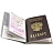 Обложка для паспорта ДПС из ПВХ черного цвета (2812.АП-207) Фото 0