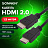 Кабель HDMI AM-AM, 1,5 м, SONNEN Premium, ver 2.0, FullHD, 4К, UltraHD, для ноутбука, компьютера, монитора, телевизора, проектора, 513130 Фото 9