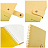 Записная книжка А5 96л. ЛАЙТ, кожзам, скрытый гребень, Greenwich Line "Pastel. Yellow", блок в линию Фото 2