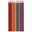 Карандаши цветные BIC "Evolution Stripes", 12 цветов, шестигранные, грифель 9505221 Фото 1