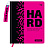Дневник 1-11 кл. 48л. (твердый) BG "Hard. Pink", иск. кожа, печать, брелок, ляссе Дневник 1-11 кл. 48л. (твердый) BG "Hard. Pink", иск. кожа, печать, брелок, ляссе