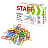 Скрепки STAFF 28 мм, цветные, 70 штук, 271708 Фото 0