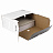 Короб архивный с клапаном А4 (260х325 мм), 150 мм, до 1400 листов, микрогофрокартон, БЕЛЫЙ, STAFF, 128866 Фото 2
