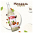 Сироп BARINOFF "Миндаль", 1 л, стеклянная бутылка, 708