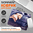 Коврик для мыши SONNEN "KITTEN", резина + ткань, 220х180х3 мм, 513313 Фото 0