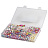 Набор для создания бижутерии и украшений BEADS SET, 450 элементов, 24 вида, BRAUBERG KIDS, 664695 Фото 1