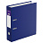 Папка-регистратор Berlingo "Hyper", 80мм, бумвинил, с карм. на корешке, нижний метал. кант, синяя