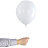 Шары воздушные 30 см, 100 штук, "ОДНОЦВЕТНЫЕ", белые, BRAUBERG KIDS, 591875 Фото 2